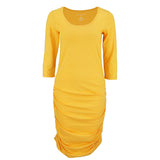 Organic Shirred Tunic Dress