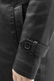 Parker Men's Leather Overcoat
