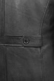 Parker Men's Leather Overcoat