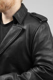 Parker Men's Leather Overcoat