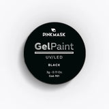 Pink Mask - Gel Paint Black