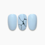 Pink Mask - Nail Art Gel White