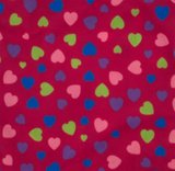 Pink Hearts Pattern Baby Paper