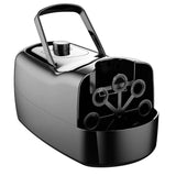 Portable Bubble Blowing Machine with 2 Speeds Handle 3000-4000 Bubbles Per Minute Plug-In Battery Powered