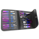 Nail Clippers Pedicure Kit – 16-Piece Grooming Set with Case