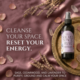 Sacred Space Smudge Spray – 4 oz Cleansing & Purifying Mist