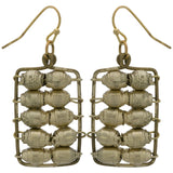 Quazi Golden Abacus Earrings