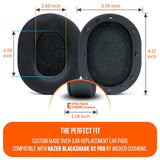 Razer Blackshark V2 Pro Earpads - WC FreeZe Cooling Gel (PRE 2023 model)