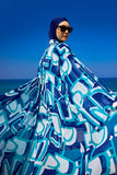 Rivamera Ocean-Inspired Beach Kimono - RP2513
