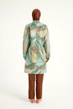 Brown Full Coverage Modest Swimwear Set for Women R2512