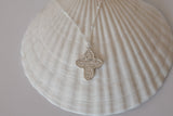 Four Way Cross Necklace in Silver