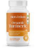 BioWizdom Organic Turmeric (120 caps)