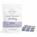 Natural Sleep Patch with Lavender Vanilla Scent – Slow-Release Melatonin + Botanicals for Restful, Grogginess-Free Sleep (30pc)