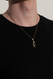 Large Rose Pendant Necklace