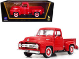 1953 Ford F100 Pickup Truck Red 1/18 Diecast Model Car by Road Signature