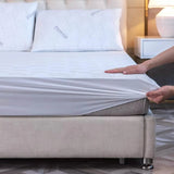 Bibb Home Charcoal Infused Waterproof Mattress Pad