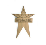 Finished - 3D American Flag Star Door Hanger