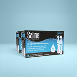 Shusher Care Saline Ampoules – Sterile Single-Use Saline Solution for Nasal, Wound & Piercing Care - 20 Count
