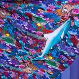 "Chomping Grounds" Shark Reef Super Twirler Dress with Pockets