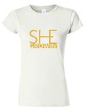 SheGrowin'™️ Length Check T-Shirt