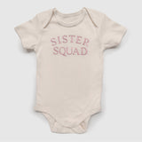 Embroidered "Sister Squad" Coordinating Sister Outfits