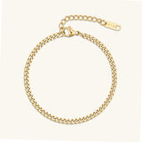 Large Curb Chain Bracelet