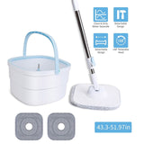 Spin Mop and Bucket with Wringer Set