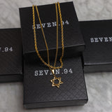 Star of David Pendant Set