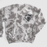 Stay Spooky Tie Dye Embroidered Matching Sweatshirts for Halloween
