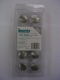 Laurey 59901 55559 1.25 in. Knob Brush Satin Nickel 10 Piece Value Pack