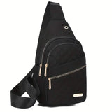Stylish Chic Quilted Lightweight & Comfortable Crossbody Chest Bag