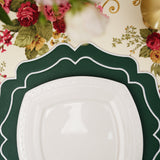 VISTA GREEN WAVY FAUX LEATHER PLACEMAT