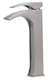 ALFI brand AB1587BN Tall Brushed Nickel Single Lever Bathroom Faucet