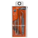 STALEKS PRO EXPERT 45 TYPE 1 PROFESSIONAL EYELASH TWEEZERS CURVED TE-45/1 - STALEKS™