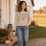 Keeps Jesus Busy Graphic Sweatshirt