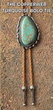 THE COPPERWEB TURQUOISE BOLO TIE