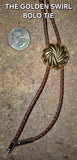 THE GOLDEN SWIRL BOLO TIE ~ CRAFTED TRADITION-MODERN EDGE