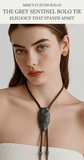 THE GREY SENTINEL BOLO TIE ~ OWN THE WEST