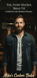 THE IVORY MATRIX BOLO TIE ~ MIKE'S CUSTOM BOLOS