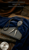 THE KNIGHT'S SHIELD BOLO TIE ~ ARMOR FOR YOUR STYLE