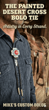 THE PAINTED DESERT CROSS BOLO TIE