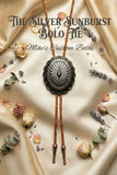 THE SILVER SUNBURST BOLO TIE ~ ELEVATE YOUR STYLE