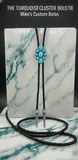 THE TURQUOISE CLUSTER BOLO TIE ~ ELEVATE YOUR LOOK
