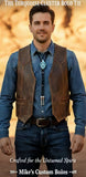THE TURQUOISE CLUSTER BOLO TIE ~ ELEVATE YOUR LOOK