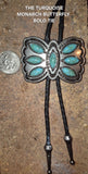 THE TURQUOISE MONARCH BUTTERFLY BOLO TIE