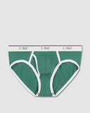Throwback Fly Front Brief Fern Green