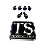 Titanium E-Moto Headlight Mount Bolts