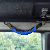 JSD Roll Bar Grab Handles Paracord Grip Handle fits Ford Bronco 2021+ 2&4 Door,4Pack, Black with Red