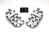 TS Custom Foot Pegs w/ Titanium Grips for Surron and Most Light E-moto