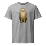 Organic Silent Watcher Snow Owl T-Shirt
